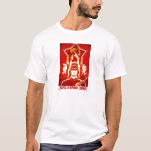 UdSSR CCCP Kalter Krieg Sowjetunion Propagandaplak T-Shirt