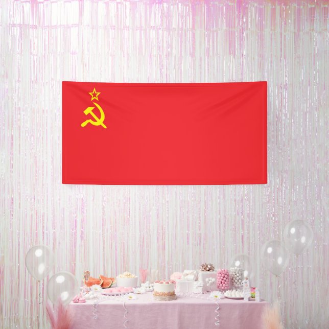 UdSSR-Flagge Banner (Party)