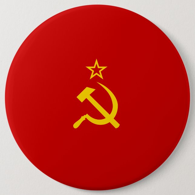 UdSSR-Flagge Button (Vorderseite)