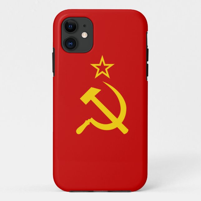 UdSSR-Flagge Case-Mate iPhone Hülle (Rückseite)