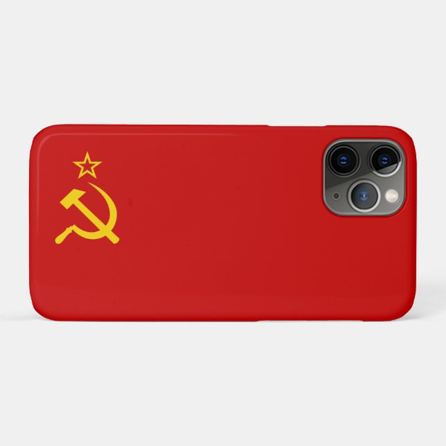 UdSSR-Flagge Case-Mate iPhone Hülle (Rückseite (Horizontal))