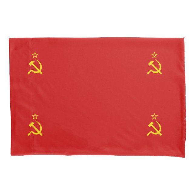 UdSSR-Flagge Kissenbezug (Vorderseite-Links)