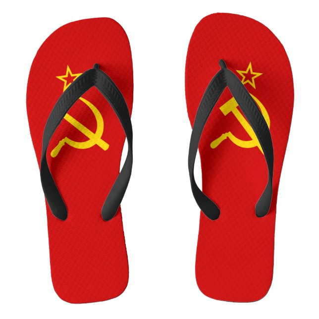 UdSSR Flip Flops (Fußbett)