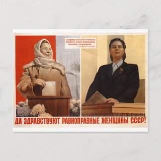 UdSSR-Propaganda Postkarte
