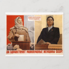 UdSSR Propoganda Postkarte