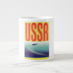 UdSSR sowjetisches Reiseplakat Jumbo-Tasse