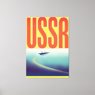 UdSSR sowjetisches Reiseplakat Leinwanddruck