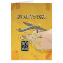 UdSSR Sowjetisches Vintage-Reiseposter.