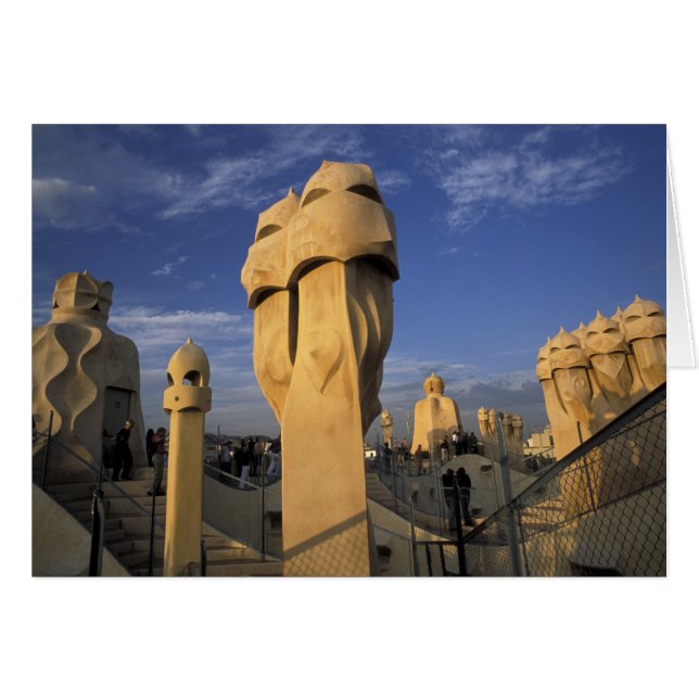 UE, Espagne, Catalogne, Barcelone. Antonio Gaudi (Devant horizontal)