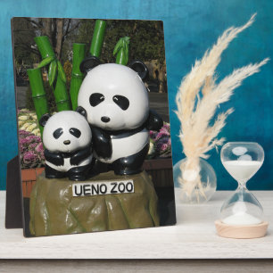 Ueno Zoo Panda Sign Fotoplatte