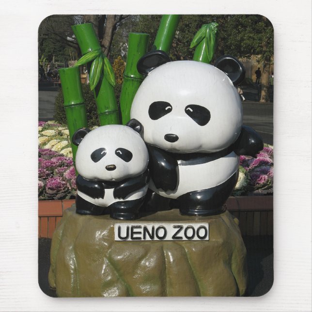 Ueno Zoo Panda Sign Mousepad (Vorne)