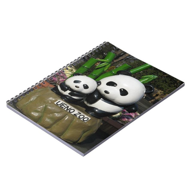 Ueno Zoo Panda Sign Notizblock (Linke Seite)