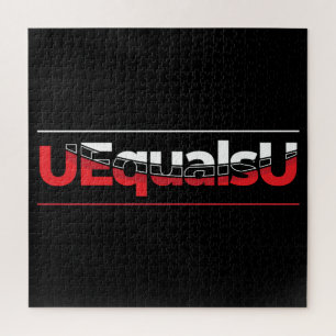 UEqualsU HIV Unnachweisbare Typografie Art