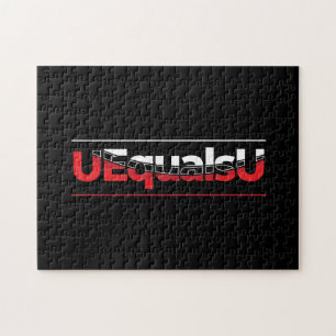 UEqualsU HIV Unnachweisbare Typografie Art