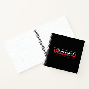 UEqualsU HIV Unnachweisbare Typografie Art Notizbuch
