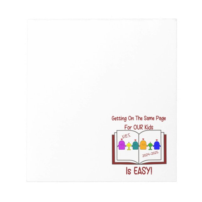 UES-Editor Notizblock (Vorderseite)