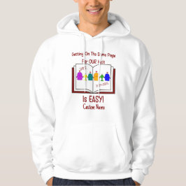 UES Staff Shirt Mens Basic Hoodie Individuelle Nam