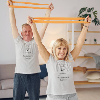 Uf das Element des Shirts "Ausübung"