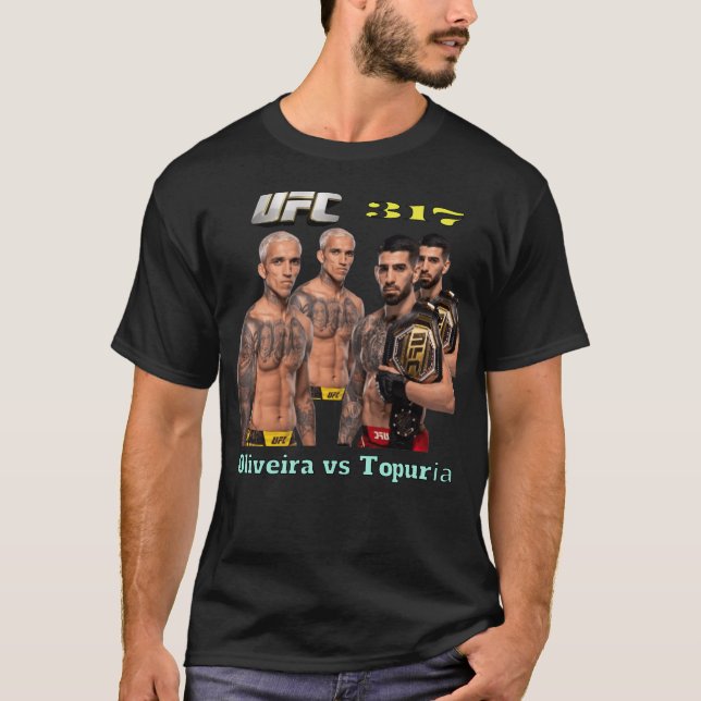 UFC 317, Oliveria vs Topuria T-Shirt (Vorderseite)