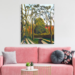 Ufer der Bièvre   Henri Rousseau   Leinwanddruck