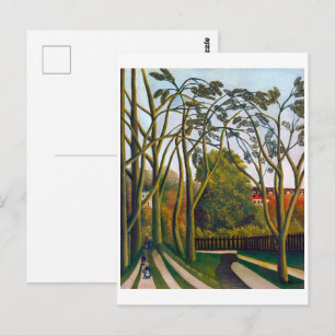 Ufer der Bièvre Henri Rousseau Postkarte