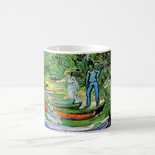 Ufer der Oise bei Auvers Vincent van Gogh Kaffeetasse