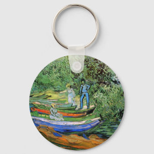 Ufer der Oise in Auvers von Vincent van Gogh Schlüsselanhänger