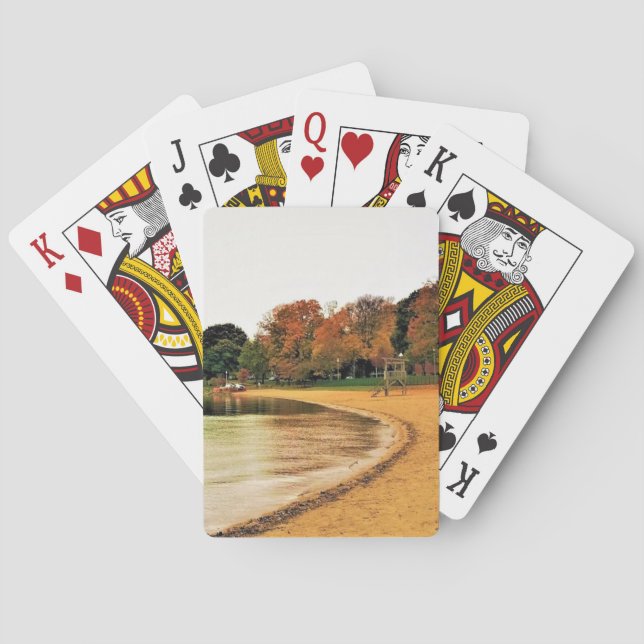 Ufer des Genfer Sees, Wisconsin Spielkarten (Rückseite)