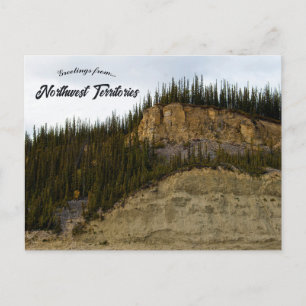 Ufer des Mackenzie River Northwest Territories Postkarte