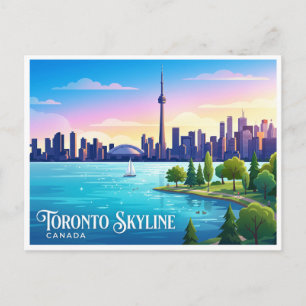 Ufer des Ontariosees Toronto Kanada Postkarte