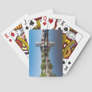 Uferbrücke und Staat Spielkarten