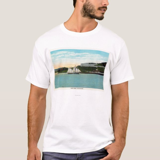 Ufergegend-Ansicht des Forts Knox T-Shirt (Vorderseite)