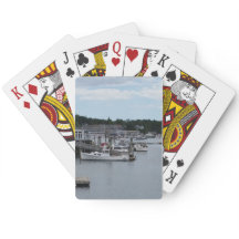 "Ufergegend" Boothbay Hafen-klassische Spielkarten