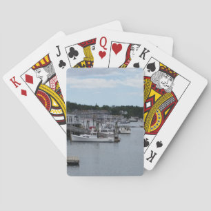 "Ufergegend" Boothbay Hafen-klassische Spielkarten