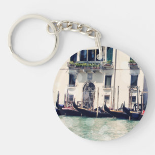 Ufergegend-Fotografie der Bestimmungsort-  Venedig Schlüsselanhänger