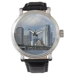Ufergegendansicht von Miami Armbanduhr