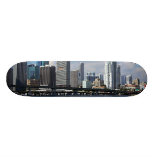 Ufergegendansicht von Miami Skateboard