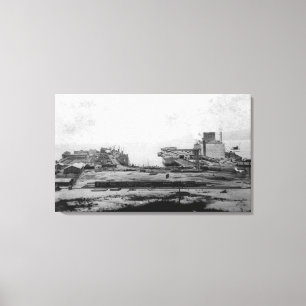 Ufergegendlager bei Astoria ODER Fotografie Leinwanddruck