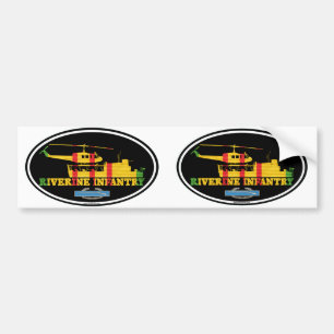 Uferinfanterie-Vietnam ATC (H) CIB Euro-Aufkleber Autoaufkleber