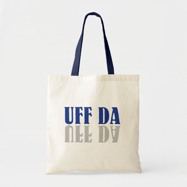 UFF DA Funny Skandinavien Tragetasche (Vorne)