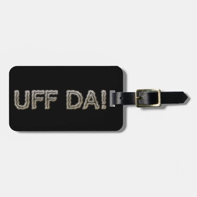 UFF DA! GEPÄCKANHÄNGER (Vorderseite horizontal)
