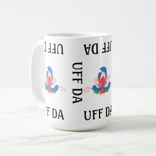 UFF DA Modernes Rosepainting Kaffeetasse