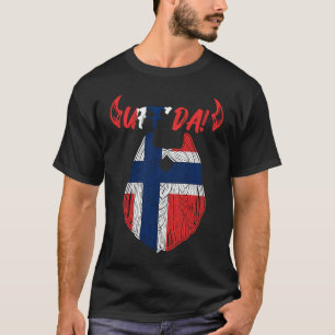 Uff Da norwegisches Sprichwort T-Shirt