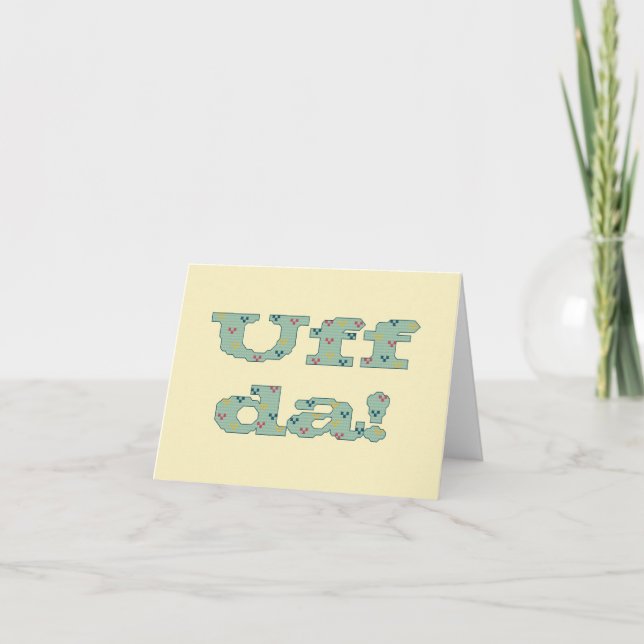 Uff DA! Notecard Karte (Vorderseite)