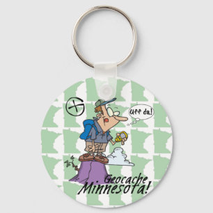 Uff DA! Schlüsselanhänger #1 Minnesotas Cacher