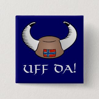 Uff DA! Viking-Hut Button
