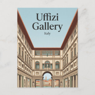 Uffizien Italien Postkarte