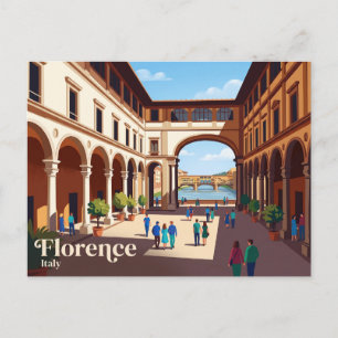 Uffizien Italien Postkarte