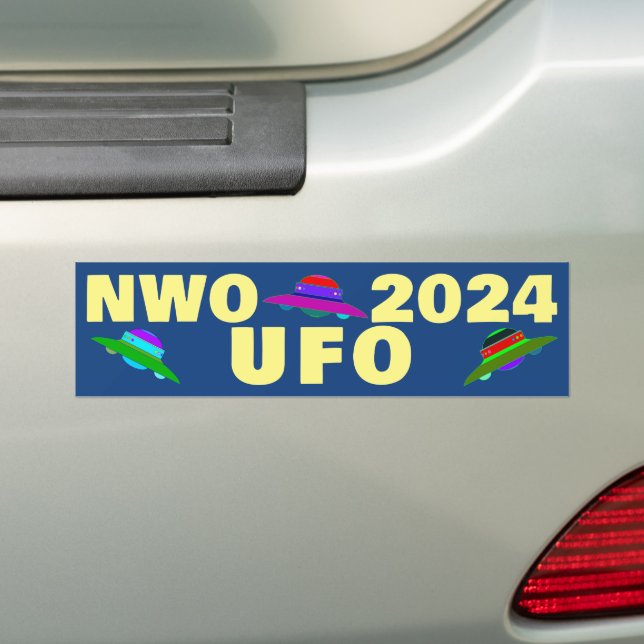 UFO 2024 Autoaufkleber (Auf Auto)