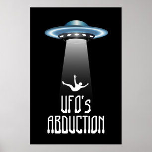 UFO Abduktion Poster